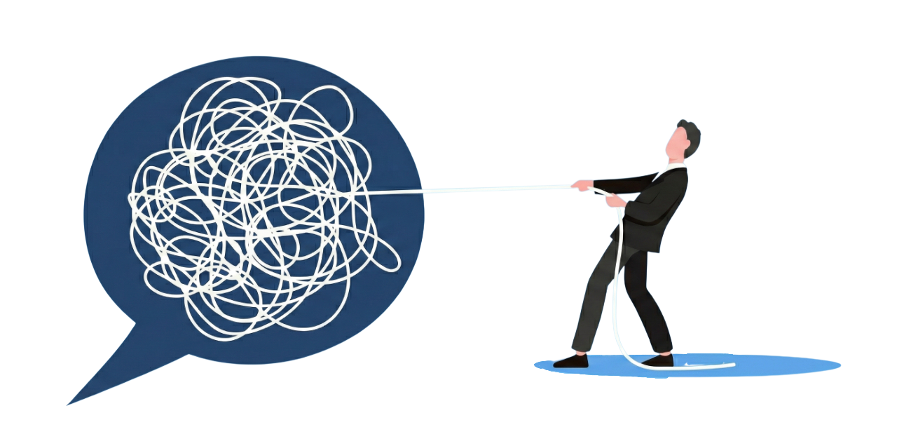 Struggling Illustration